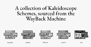 Project Preview - Kaleidoscope Scheme Archive